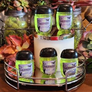Disney Maleficent Green Hand Sanitizer Set 5 Bath & Body Works